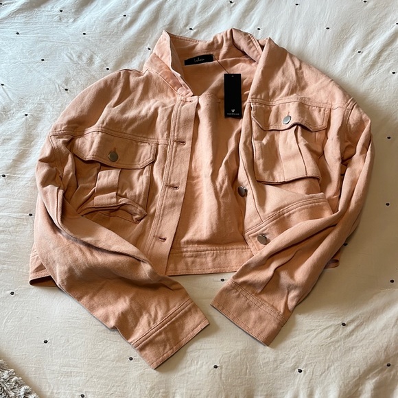 Lulus Jackets & Blazers - BNWT lulus pink jean  jacket